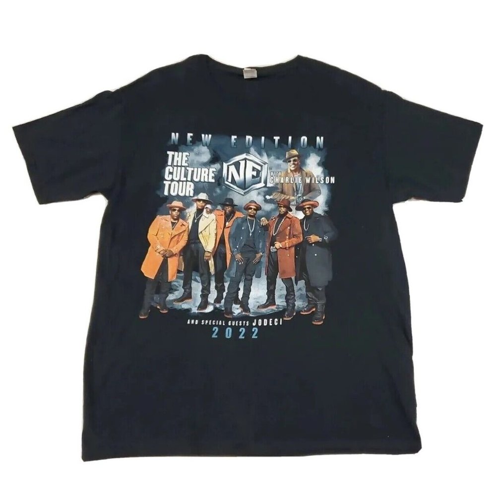 New Edition 2022 The Culture Concert Tour Shirt Mens Size Large L - Clean